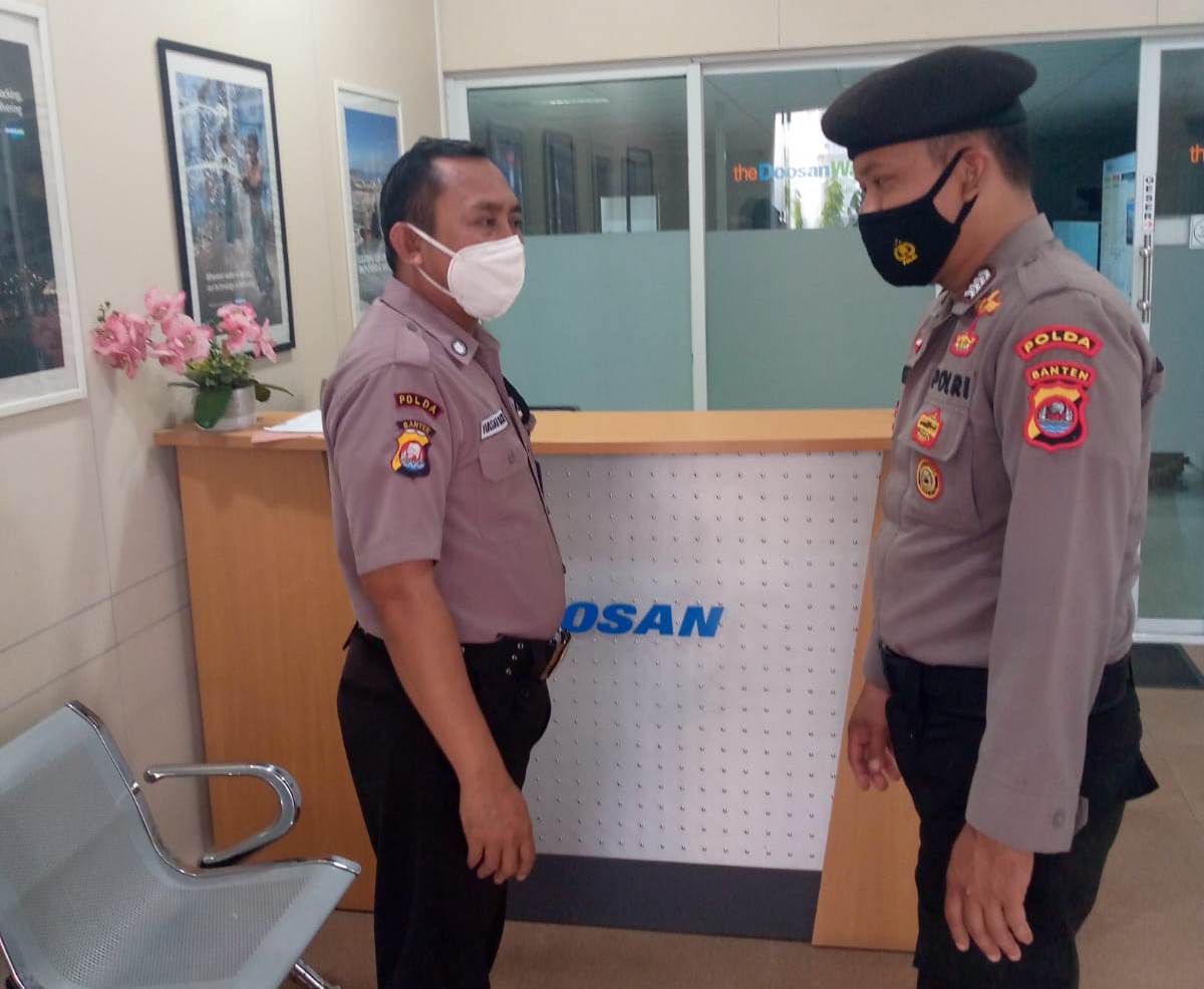 Ditpamobvit Polda Banten Lakukan Patroli di Kawasan PT Indo Raya Tenaga